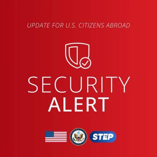 Alerte de securitate pentru cetățenii americani în străinătate.