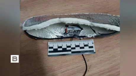 Dispozitiv exploziv ascuns în branțuri încălzite, capturat de autoritățile ruse.