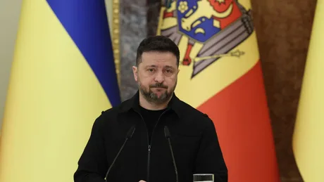 Volodimir Zelenski discută despre negocierile de pace cu Rusia.