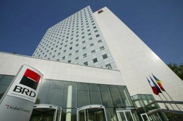 Sediul central al BRD, un simbol al stabilității financiare.