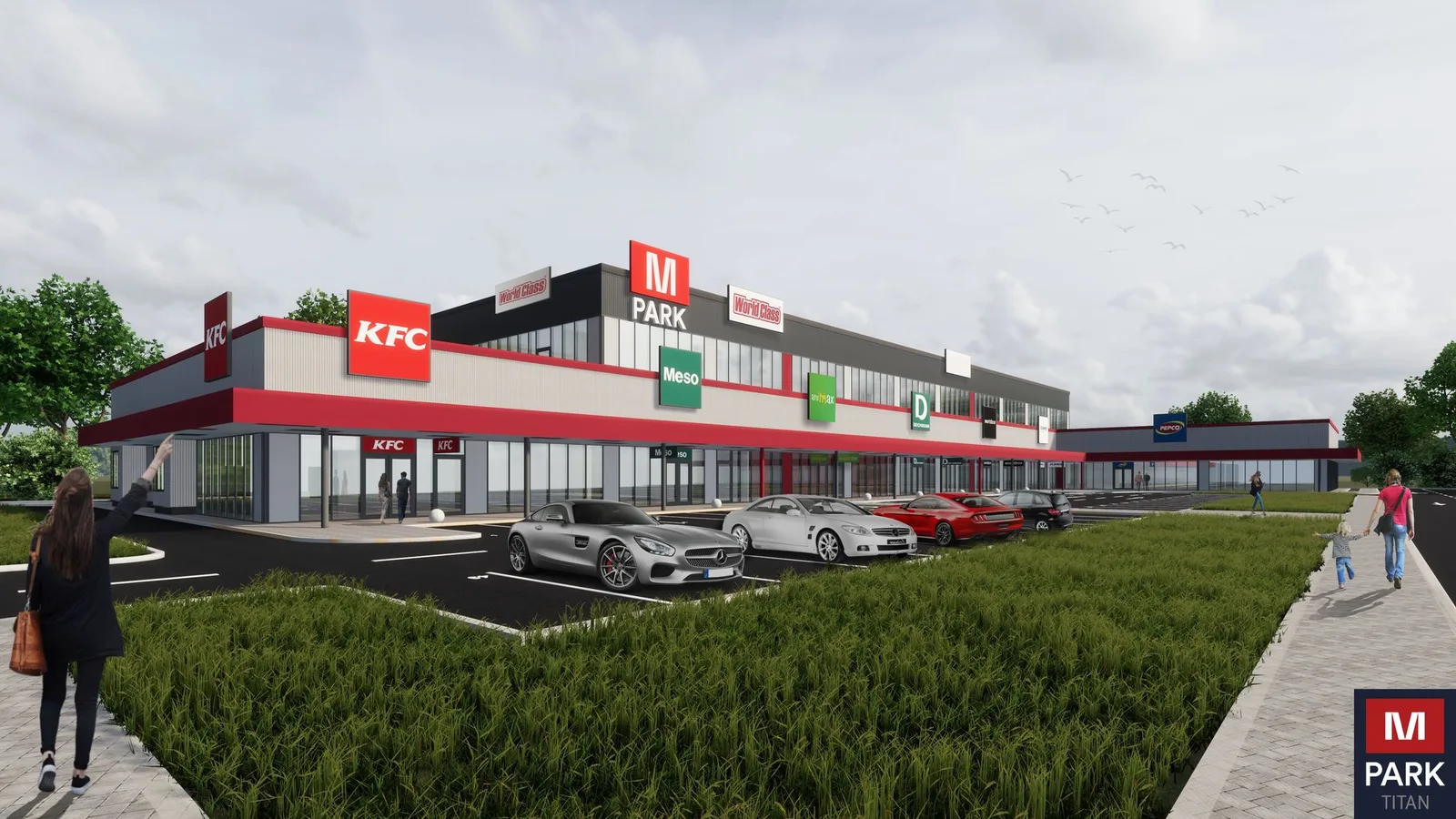 Nou parc de retail M Park Titan cu Flanco și Mesopotamia.