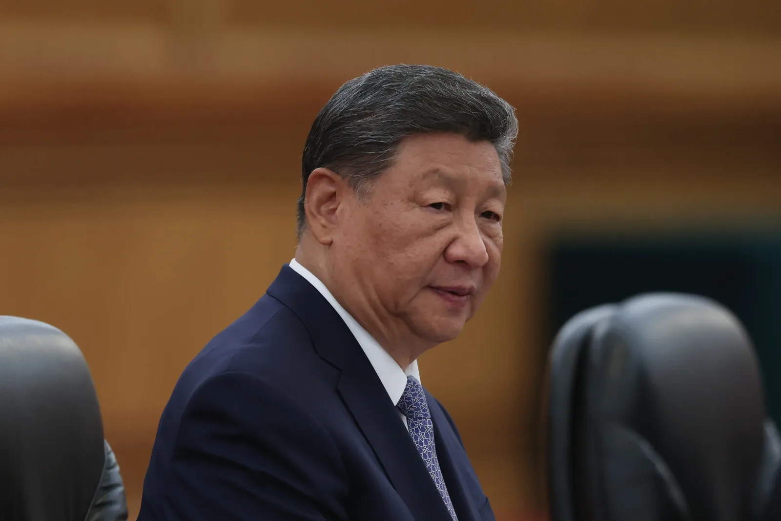 Xi Jinping discutând despre strategia energetică a Chinei în contextul crizei globale.