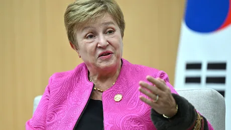 Kristalina Georgieva discută despre impactul războiului asupra economiei globale.