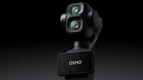 Noua cameră Osmo Pocket 4P cu gimbal și teleobiectiv 3x pentru filmări versatile.