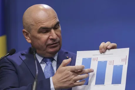 Ilie Bolojan prezintă date despre reducerea personalului din primării.