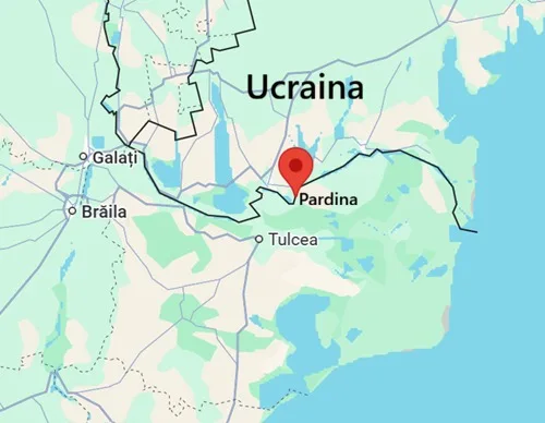 Proiectil reactiv găsit în Pardina, zona securizată de autorități.