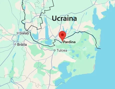 Proiectil reactiv găsit în Pardina, zona securizată de autorități.