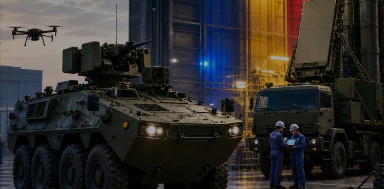 Expoziție de tehnică militară și oportunități de colaborare internațională.
