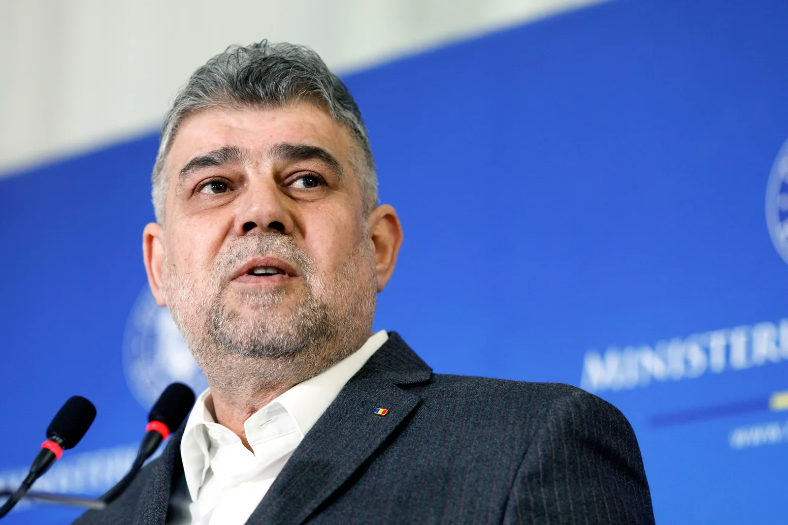 Marcel Ciolacu discutând despre gestionarea Programului SAFE.