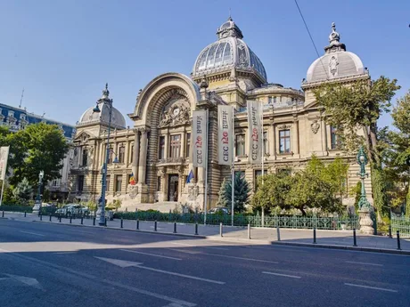 Clădirea CEC Bank din București, un simbol al băncii românești.