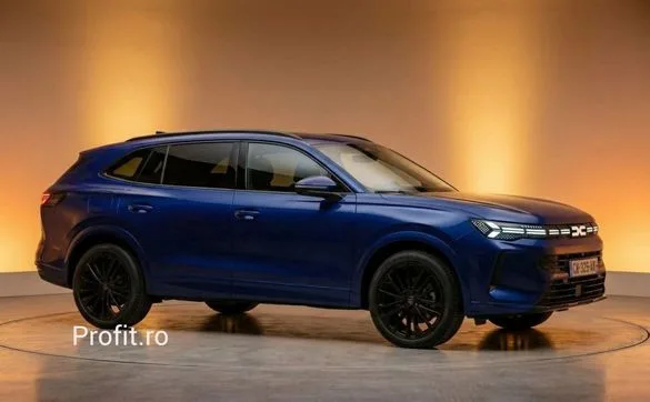 Randare a viitorului break Dacia Spacer, cu un design modern și dinamic.