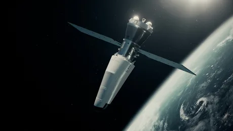 Space Rider în orbita Pământului, pregătit pentru teste de aterizare și protecție termică.
