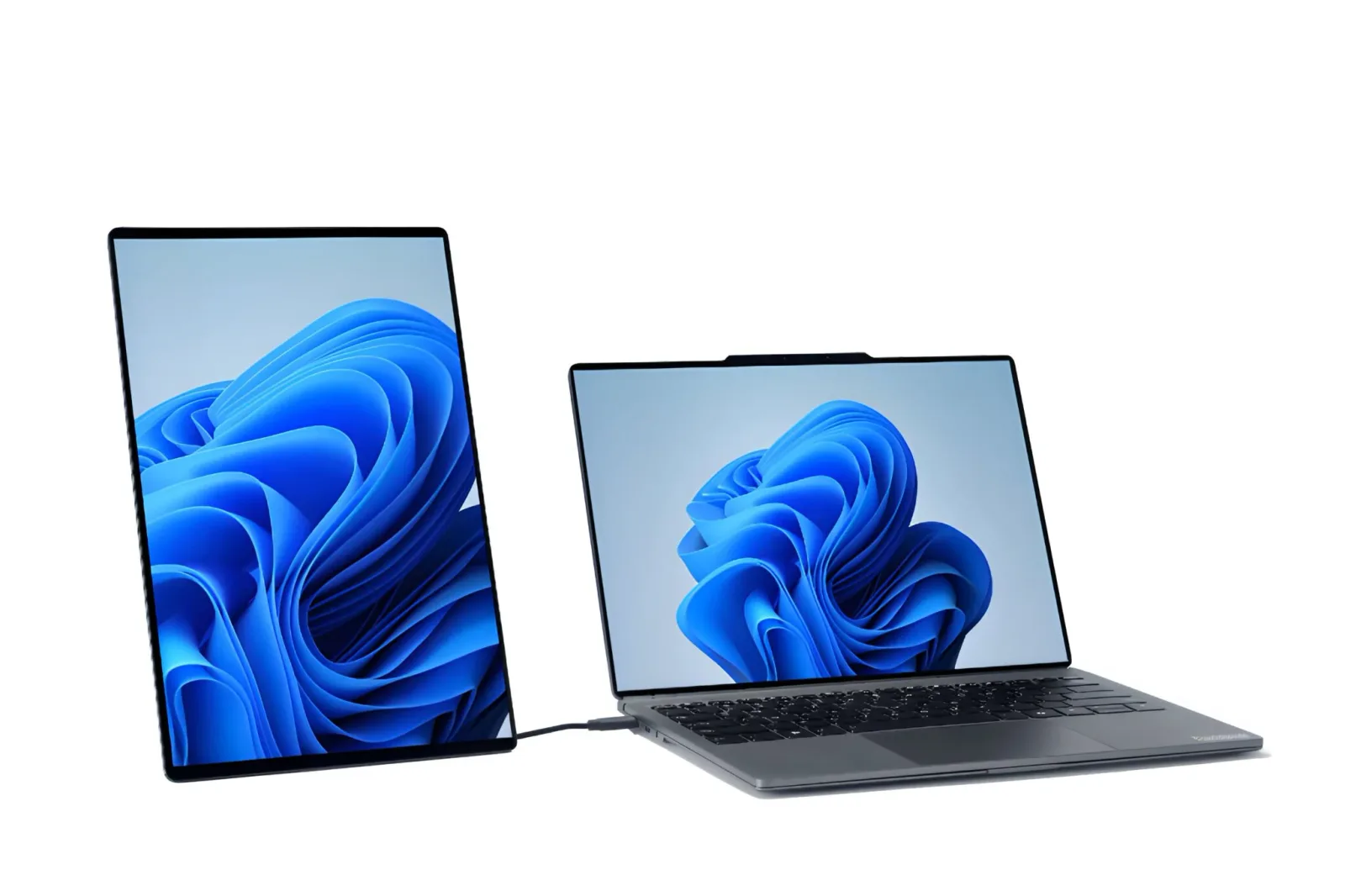 Laptop modular cu ecran interschimbabil, design inovator și funcții AI.