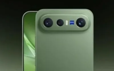 Smartphone-ul X300 Ultra în culoarea Victory Green, cu camere avansate.