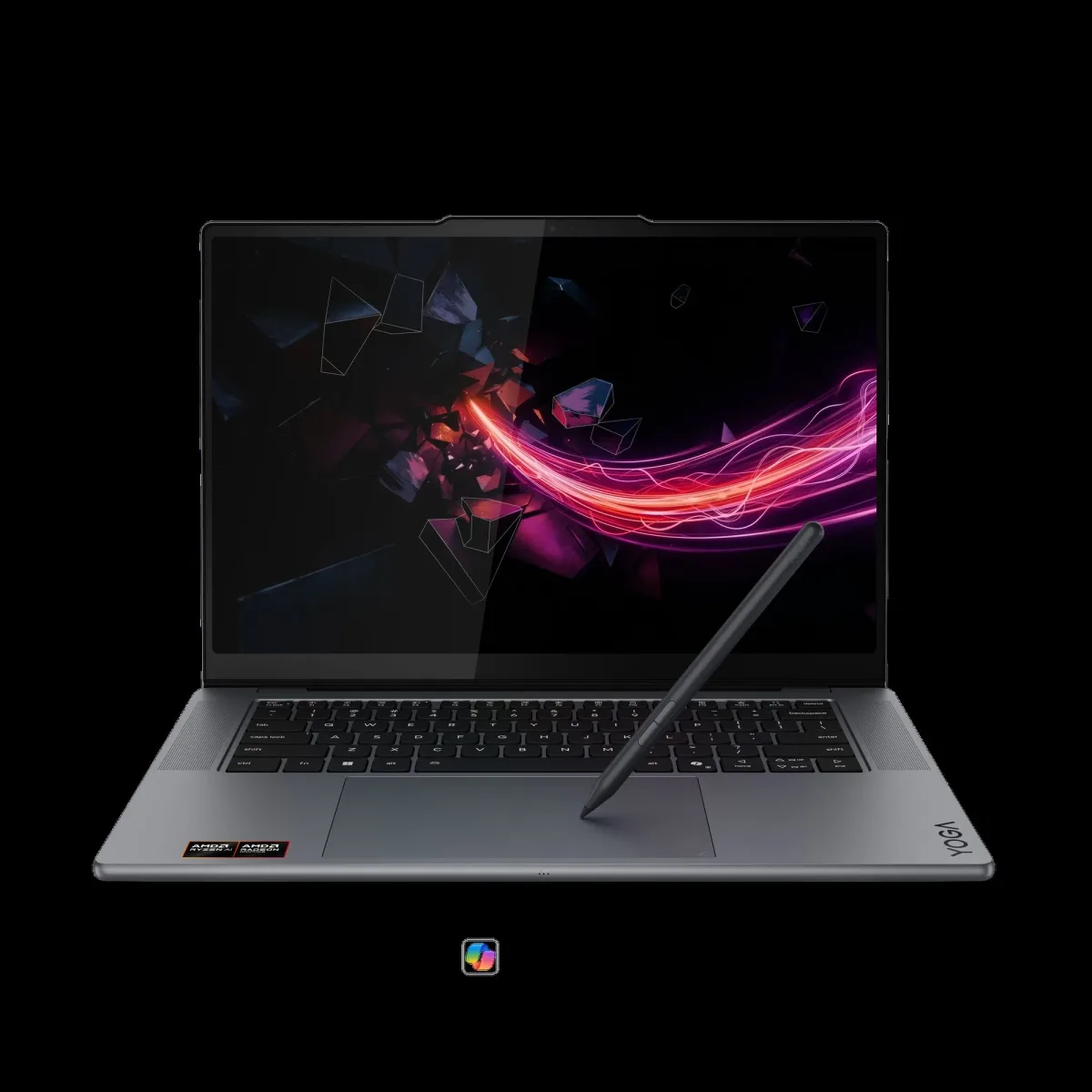 Laptop Lenovo Yoga 9i cu stylus, ideal pentru creatori.