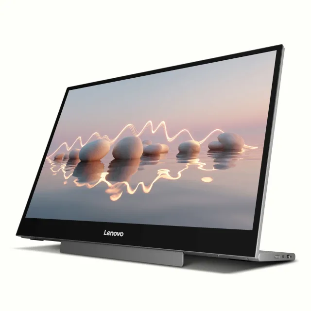 Ecran Lenovo cu design elegant și culori vibrante.