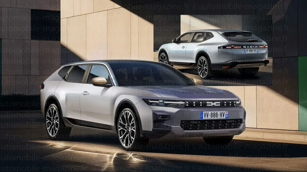 Dacia Spacer, un break modern, promite spațiu generos și design aerodinamic.