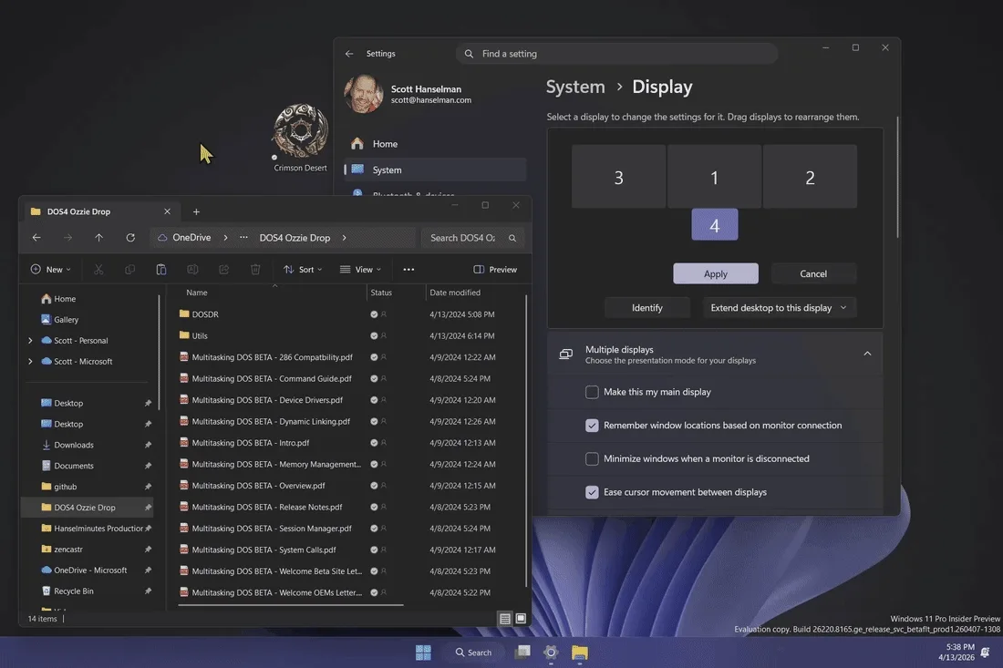 Instrument util pentru acces rapid la desktop în Windows 10 și 11.