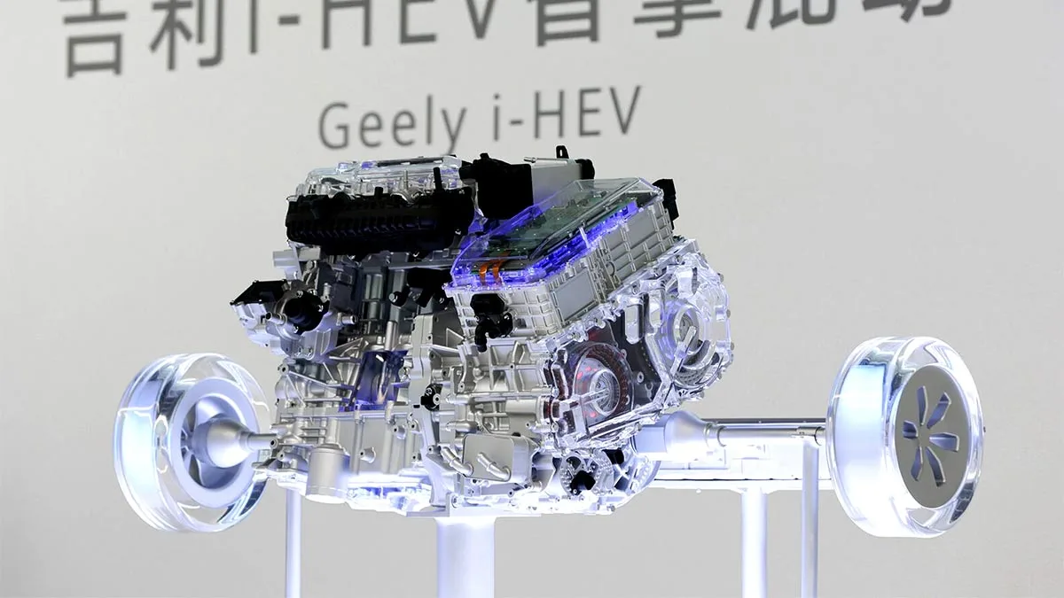Motor hibrid Geely cu eficiență termică record de 48,41%.