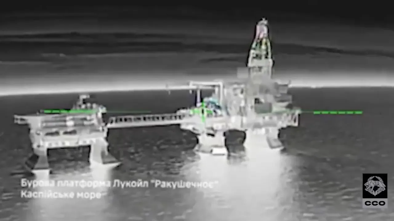 Atac cu drone asupra platformelor petroliere în Marea Caspică