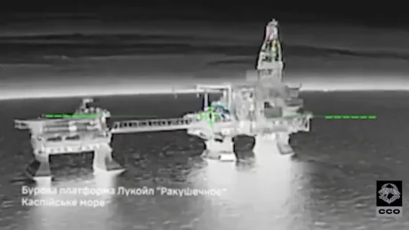 Atac cu drone asupra platformelor petroliere în Marea Caspică