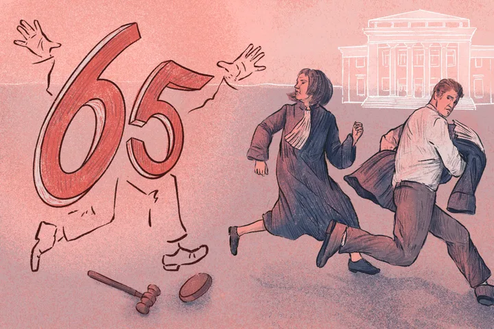 Ilustrație simbolică a reformei pensiilor magistraților și impactul acesteia.