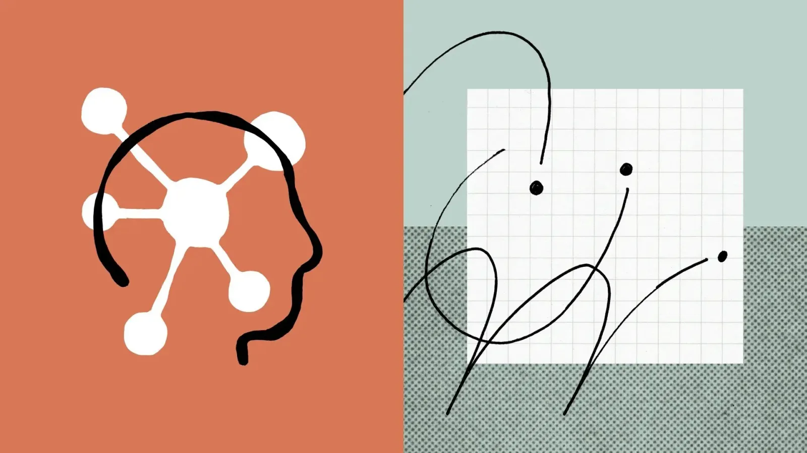 Ilustrație abstractă reprezentând interacțiunea dintre inteligența artificială și codare.