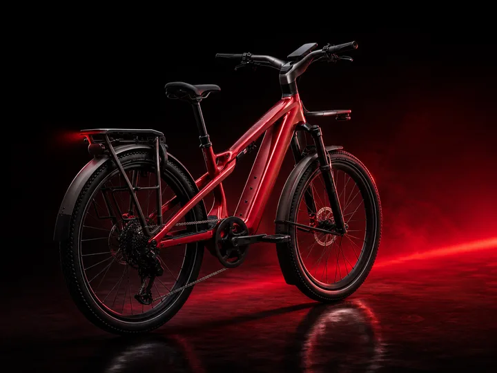 Bicicletă electrică Vado 3 X, ideală pentru navetă urbană.