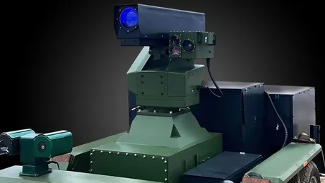 Sistem laser Tryzub pentru doborârea dronelor, cu tehnologie AI avansată.